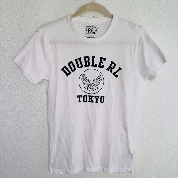 Ralph Lauren Double RL Other - RRL Shirt Mens XS Double RL Tokyo Logo Crewneck Tee Tshirt Ralph Lauren Casual